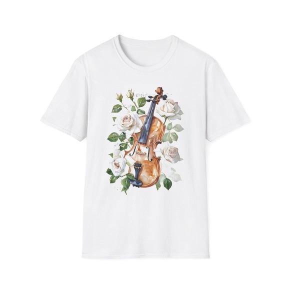 Jami
L Other - Musical Rose Violin Retro Music Fan Graphic Unisex T-Shirt